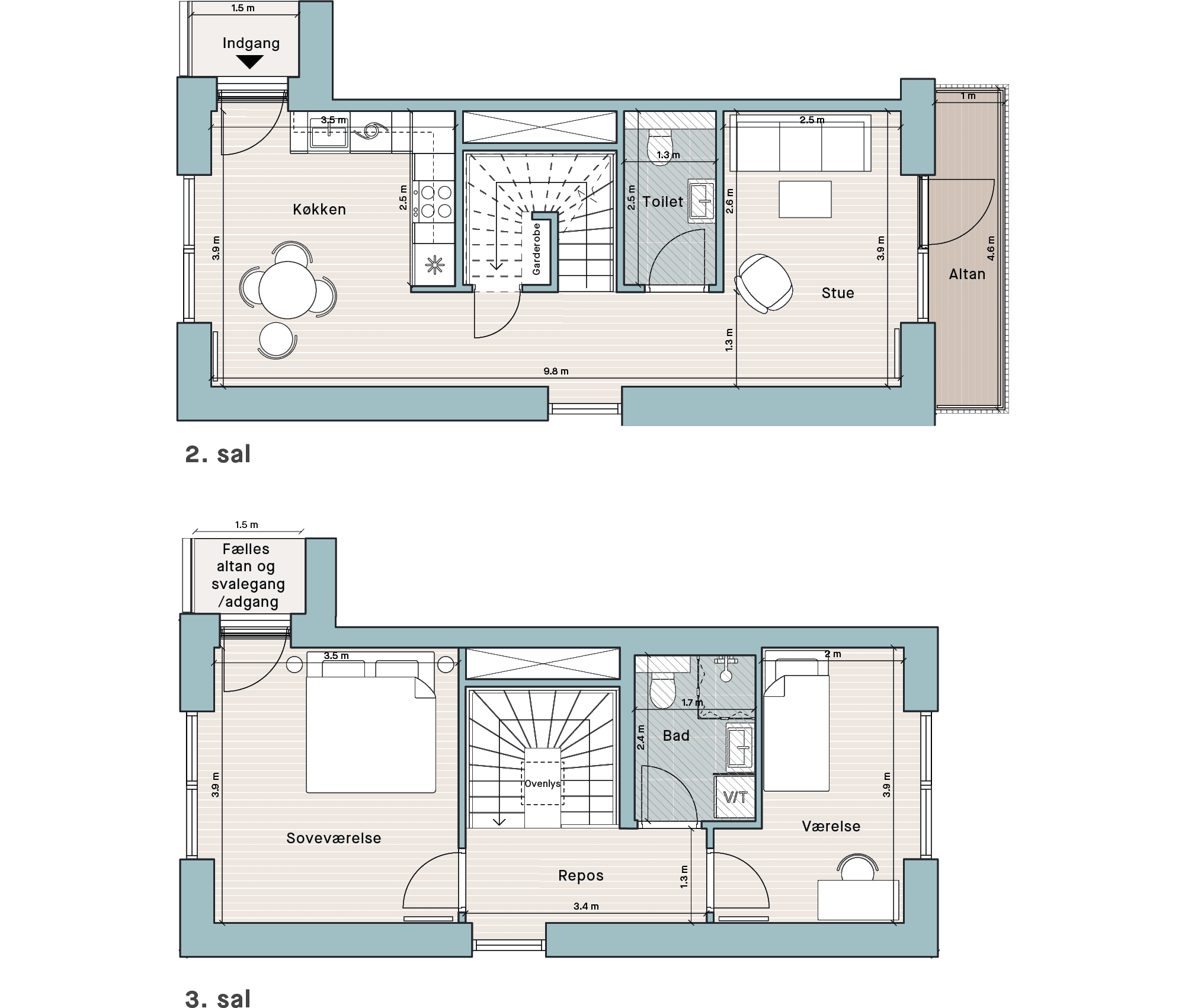 Plantegning for: Bolig nr. 50