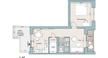 Plantegning for: Bolig nr. 185