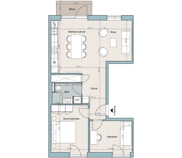 Plantegning for: Bolig nr. 20