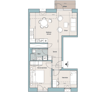 Plantegning for: Bolig nr. 26
