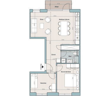 Plantegning for: Bolig nr. 11