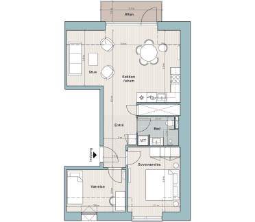 Plantegning for: Bolig nr. 13