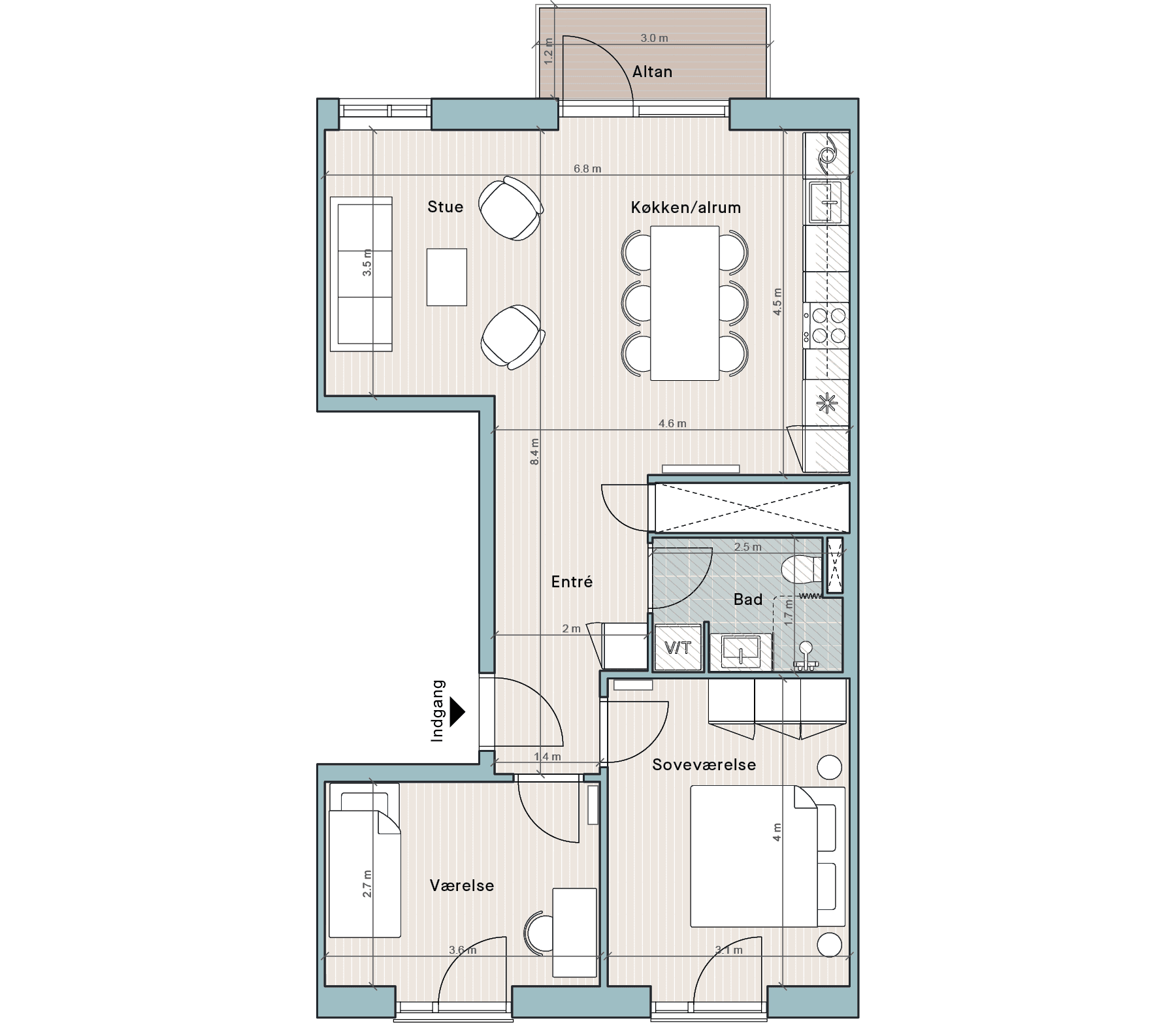 Plantegning for: Bolig nr. 21