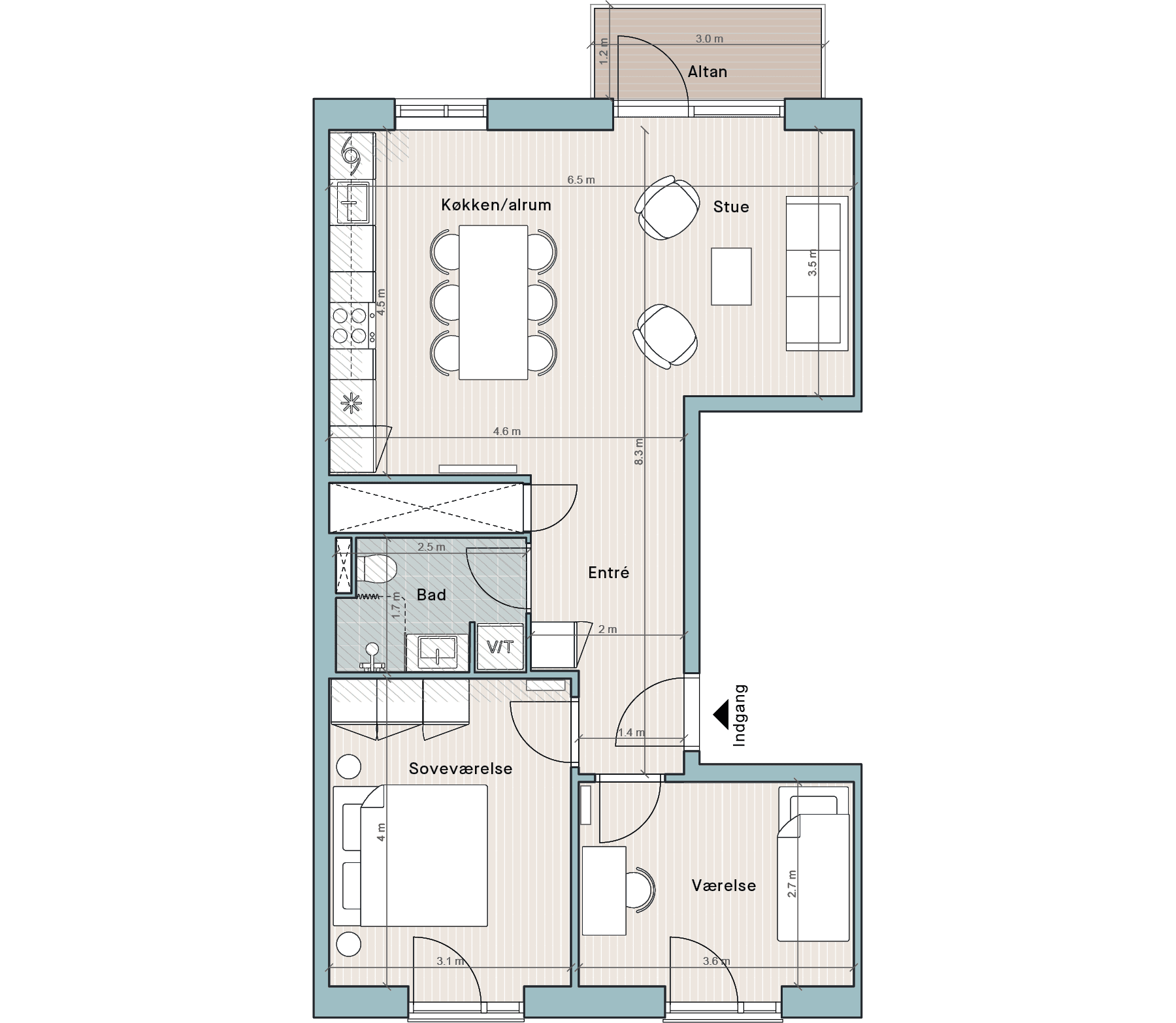 Plantegning for: Bolig nr. 22