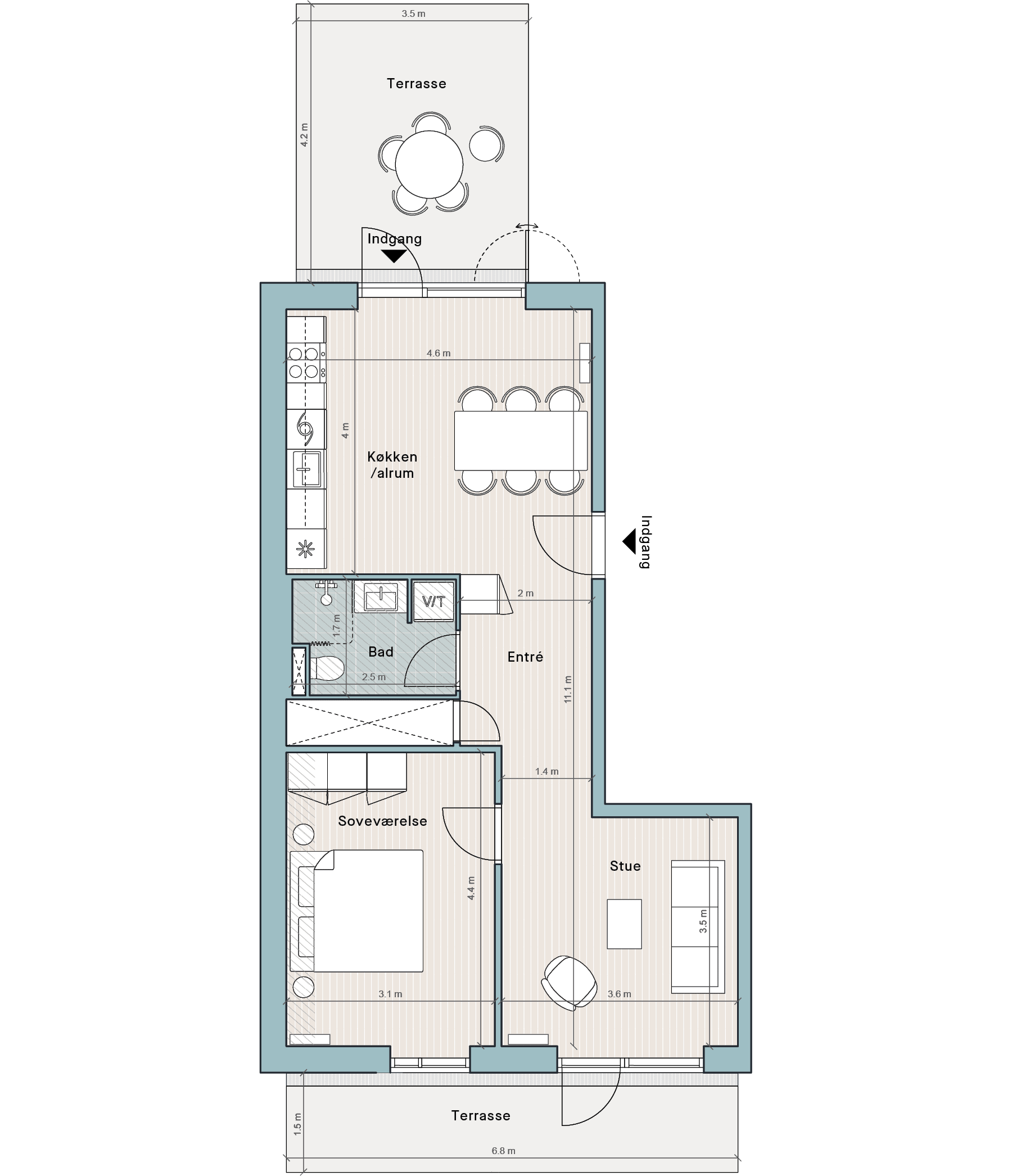 Plantegning for: Bolig nr. 54