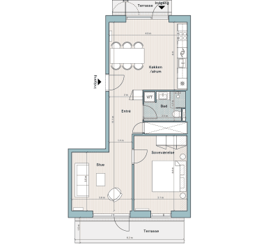 Plantegning for: Bolig nr. 55