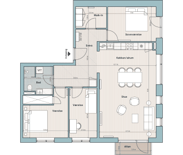 Plantegning for: Bolig nr. 76