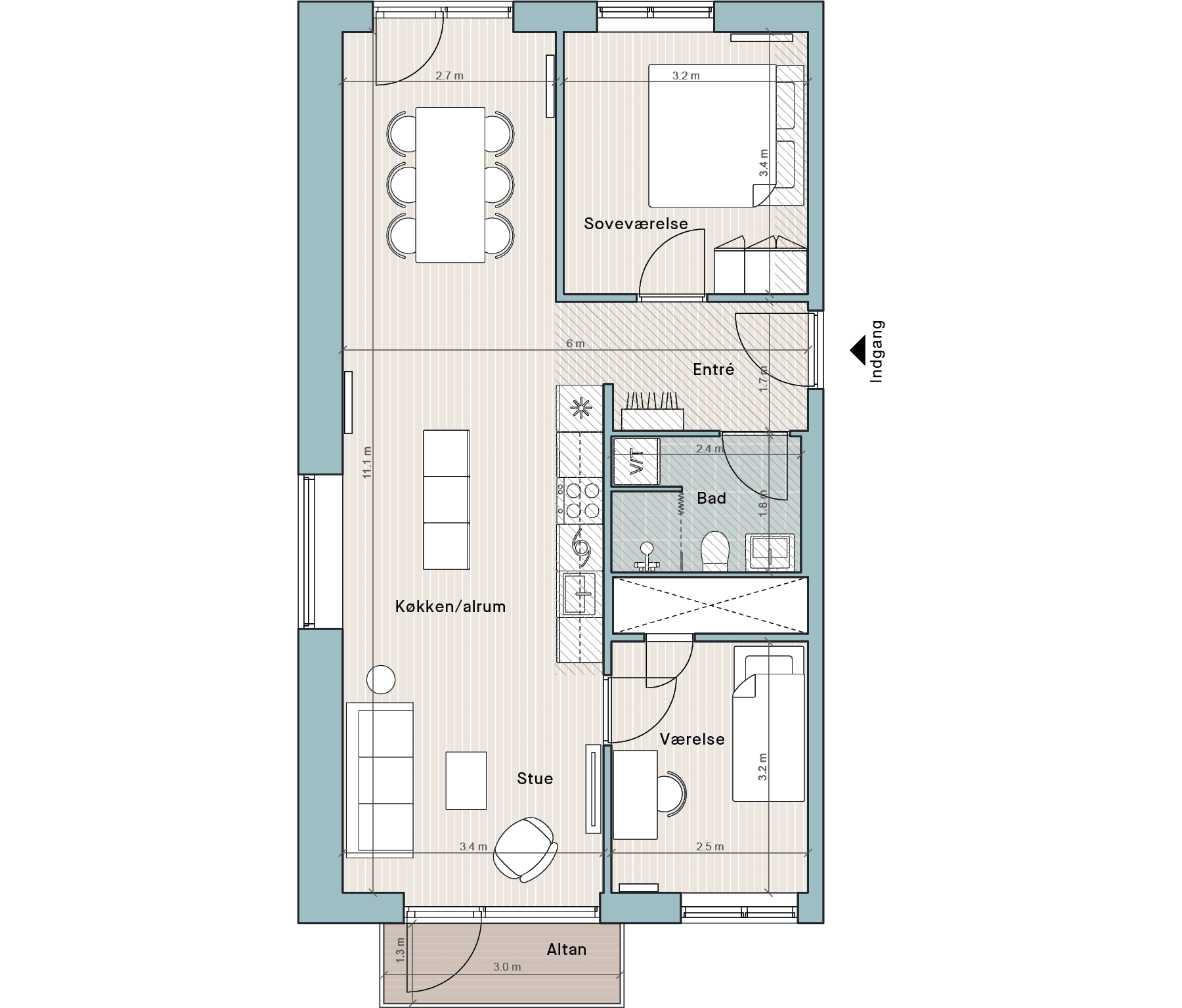 Plantegning for: Bolig nr. 77