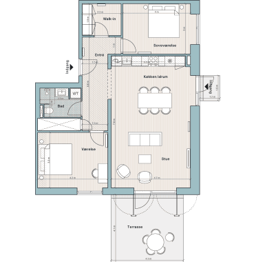 Plantegning for: Bolig nr. 83