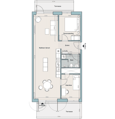 Plantegning for: Bolig nr. 84