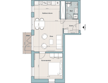 Plantegning for: Bolig nr. 109
