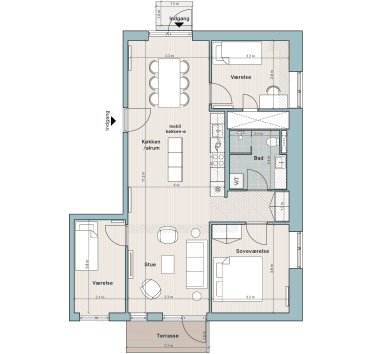Plantegning for: Bolig nr. 143