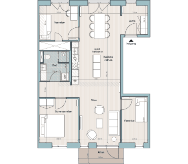 Plantegning for: Bolig nr. 148