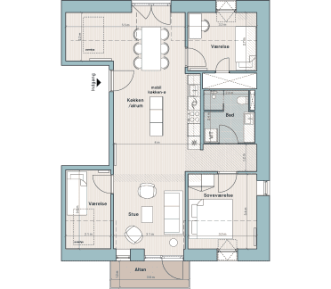 Plantegning for: Bolig nr. 151