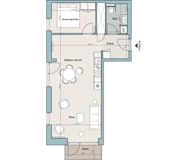 Plantegning for: Bolig nr. 200
