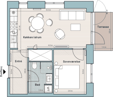 Plantegning for: Bolig nr. 342